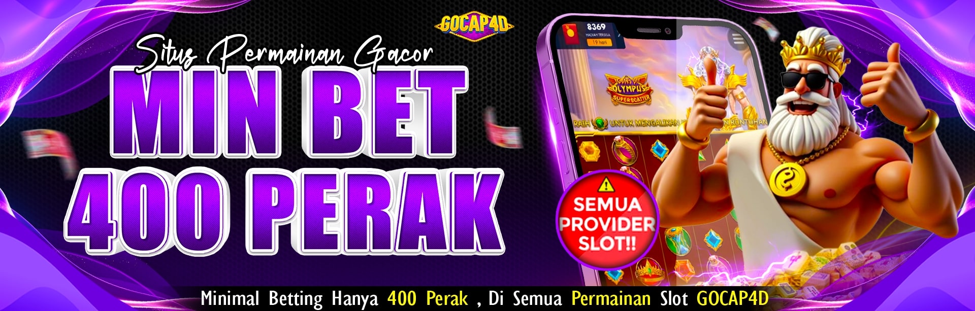 MINIMAL BET 400 PERAK