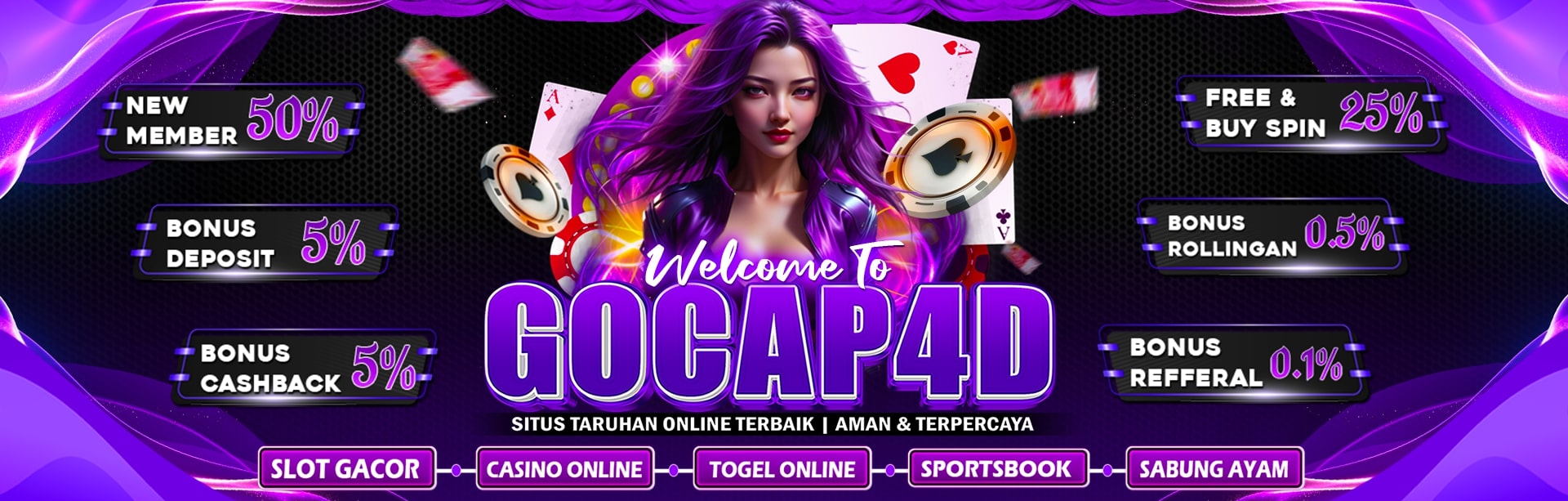 SELAMAT DATANG DI GOCAP4D