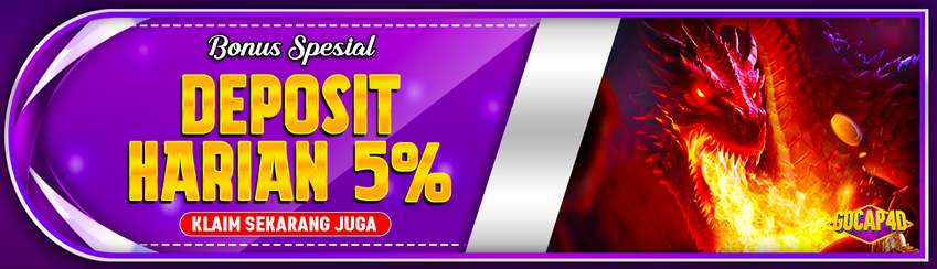 BONUS DEPOSIT HARIAN 5%