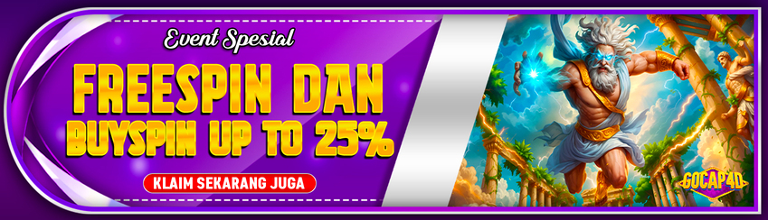 EVENT BONUS FREESPIN & BUY SPIN UP TO 25%